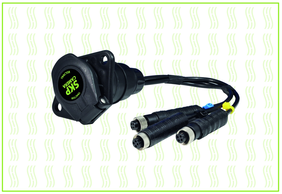 3 Camera Inverted Suzi Cable for Tractor (Female) - Safe Drive Systems